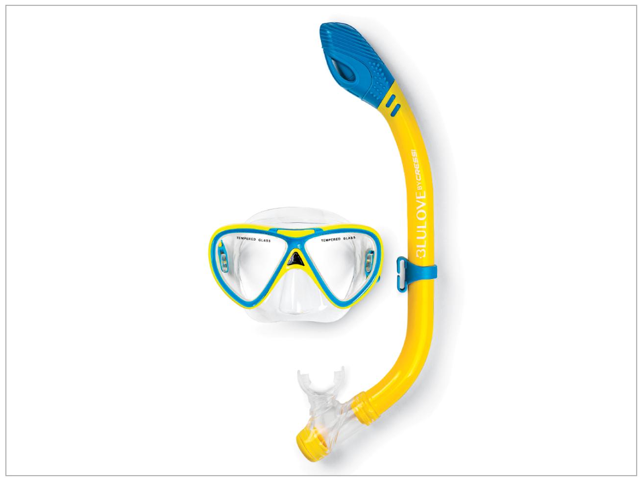 scuba diving masks and snorkel sets