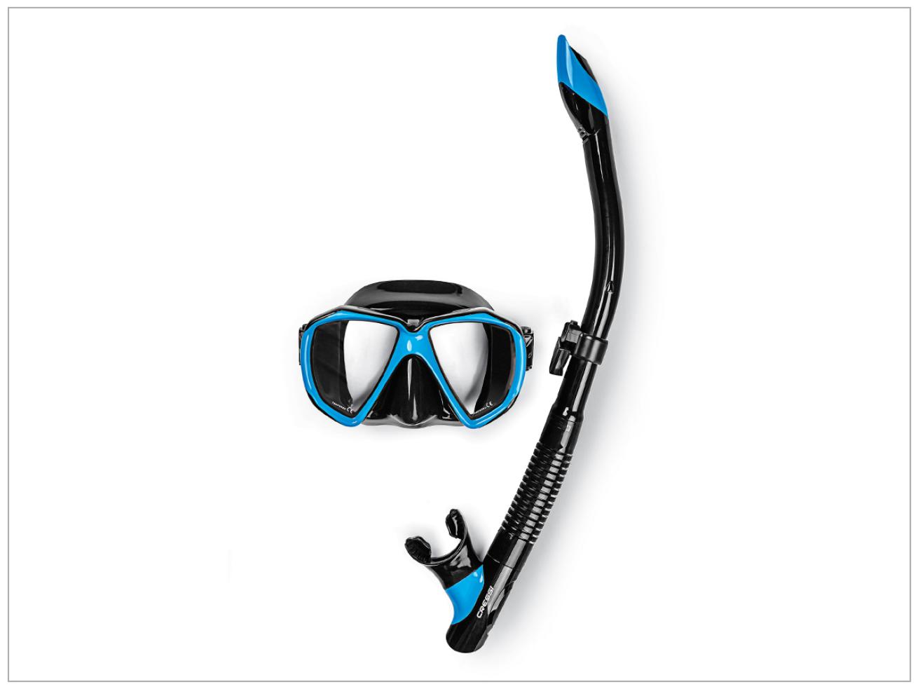 scuba diving masks and snorkel sets