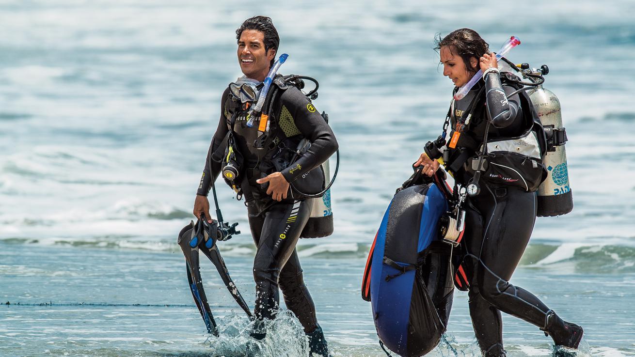 padi diving course