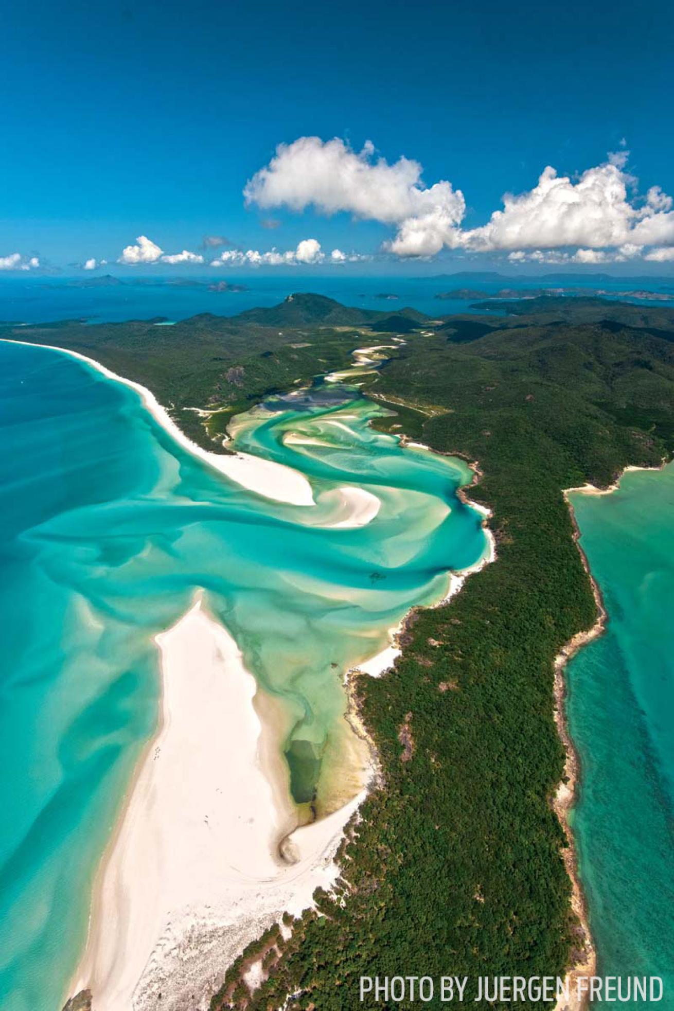 Great Barrier Reef aerial view Australia
