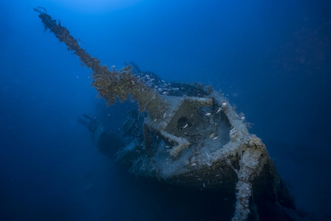 Deepwater shipwreck Malta