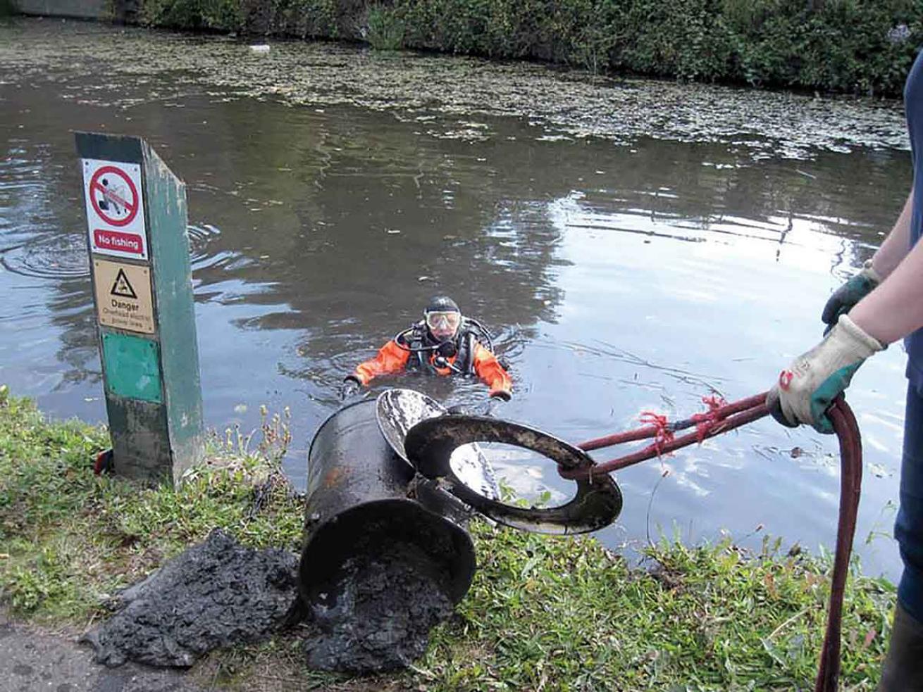 underwater trash discoveries