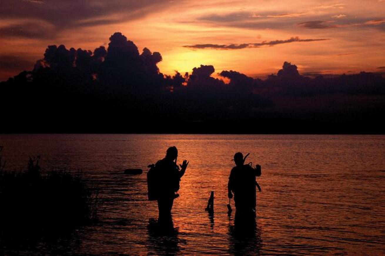 Lake Travis reservoir is the hub of local diving near Austin, Texas