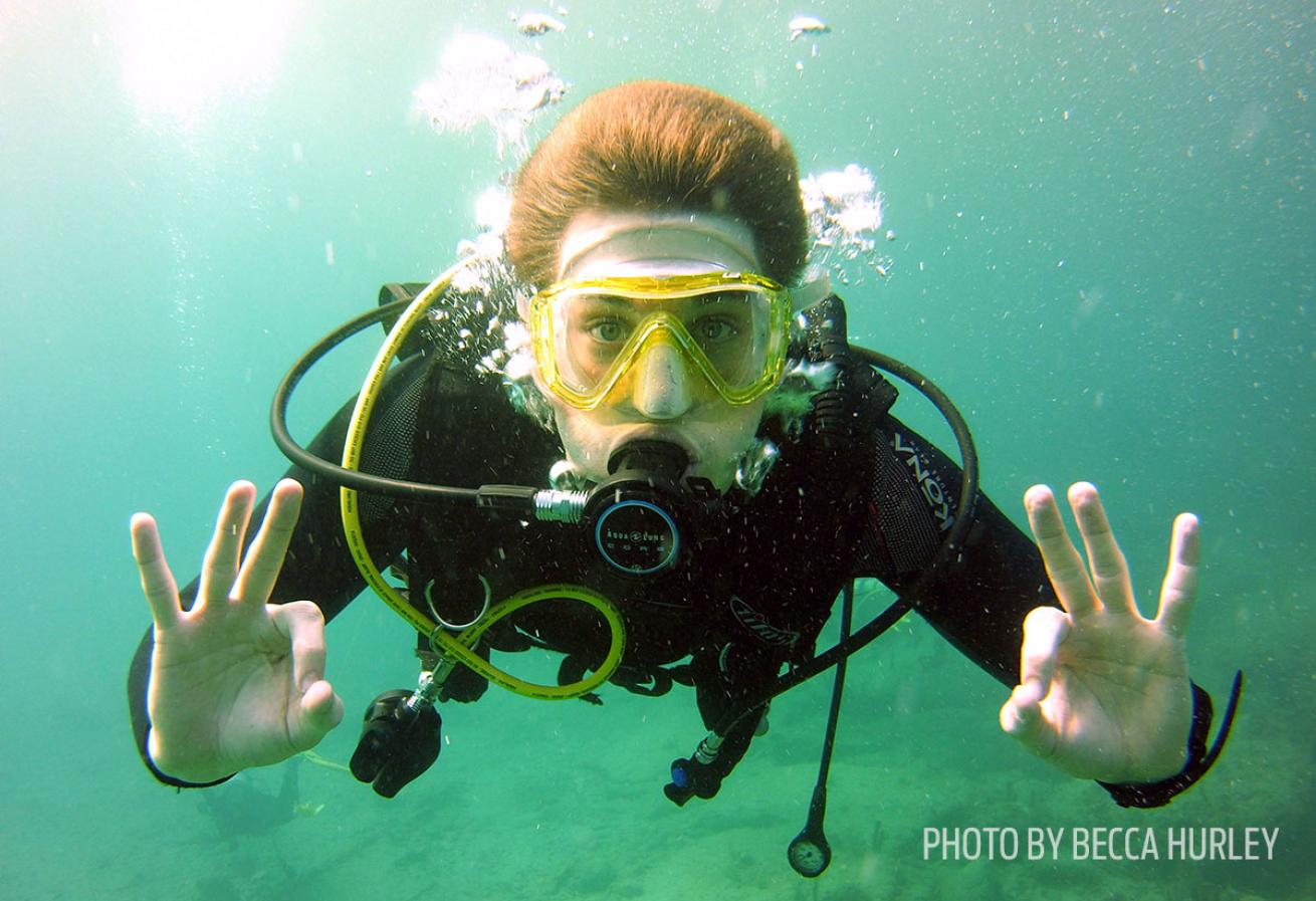 scuba diver florida