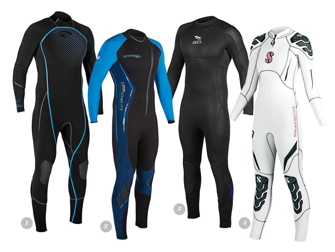 Scuba diving wetsuits warm-water 3mm