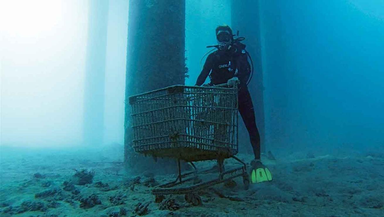underwater trash discoveries