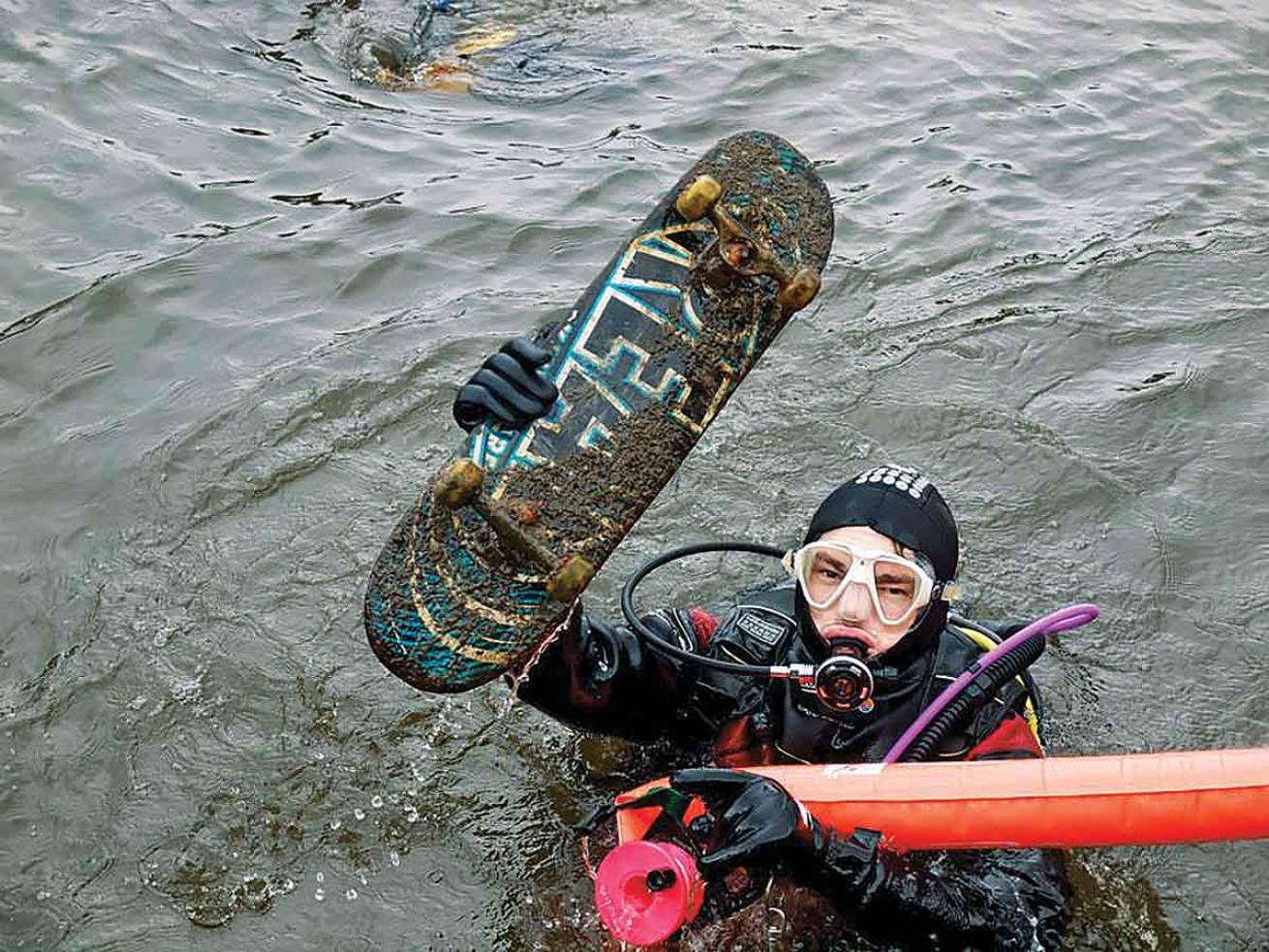 underwater trash discoveries