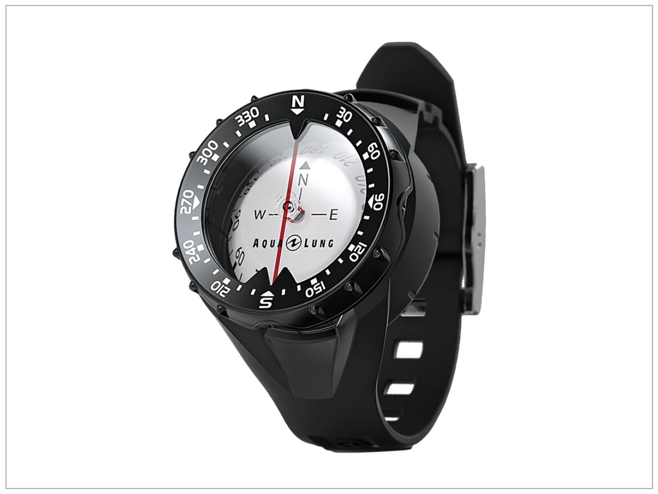 Aqua Lung wrist compass scuba diving gear boat diver