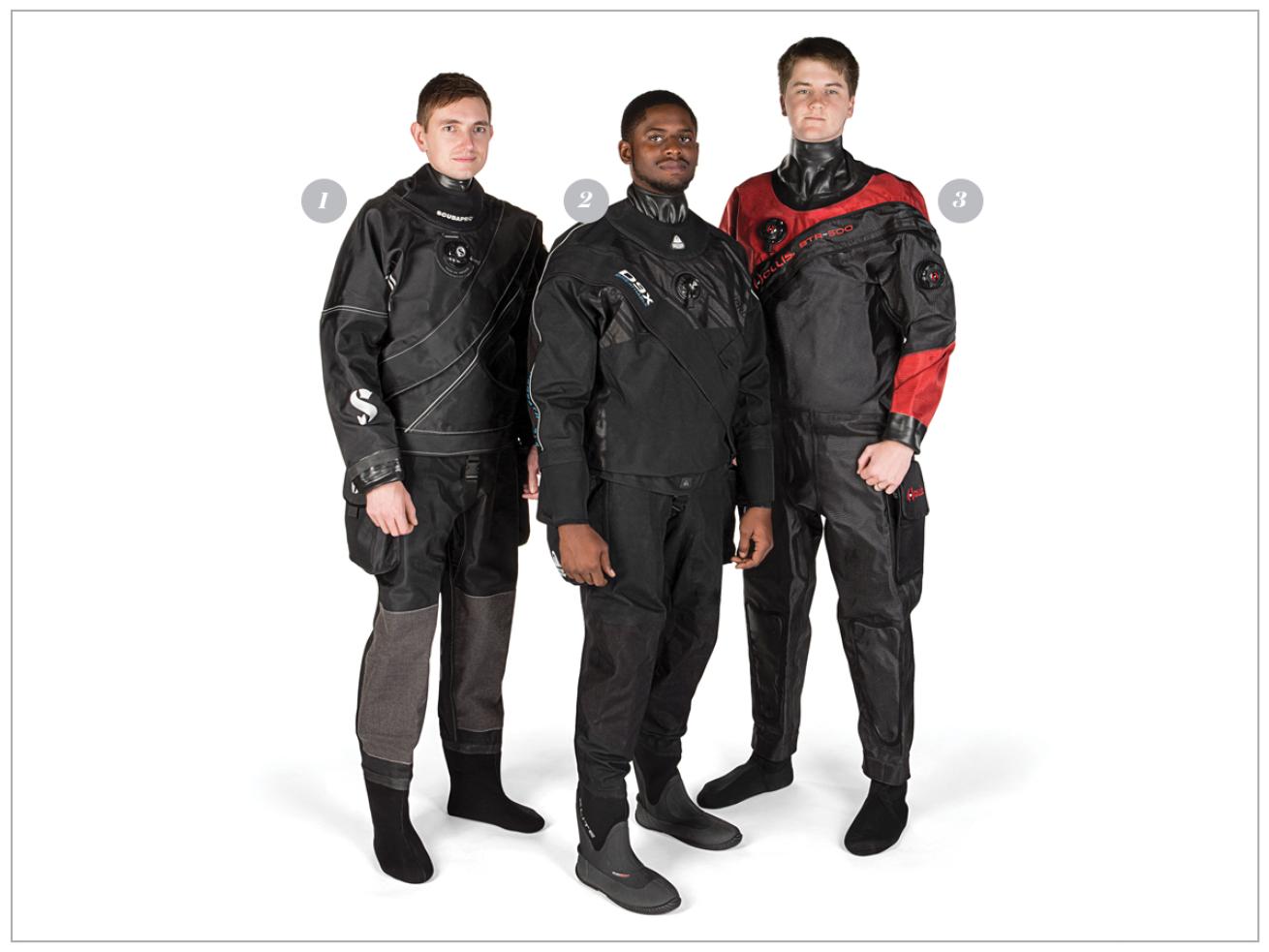 scuba diving drysuits