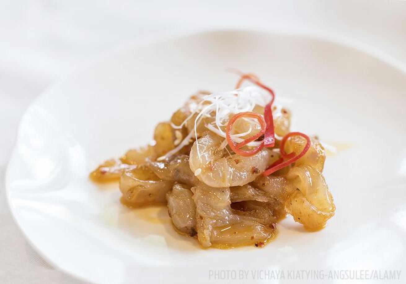 Jellyfish is considered a delicacy in some parts of the world.
