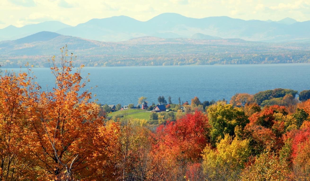 A picturesque destination during the fall when the leaves change colors, Lake Champlain is also a great dive destination