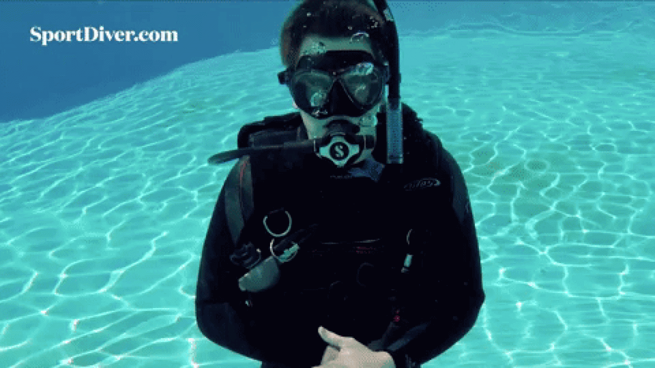 scuba hand signals funny