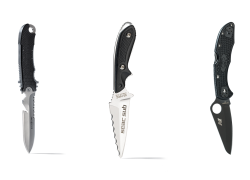 aqua lung seac spyderco dive knives