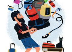 dive trip packing